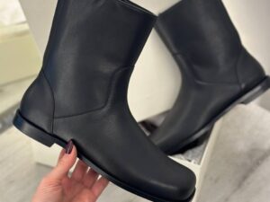 Кожаные ботинки Max Mara MaxMara — фото 1 Кожаные ботинки Max Mara MaxMara