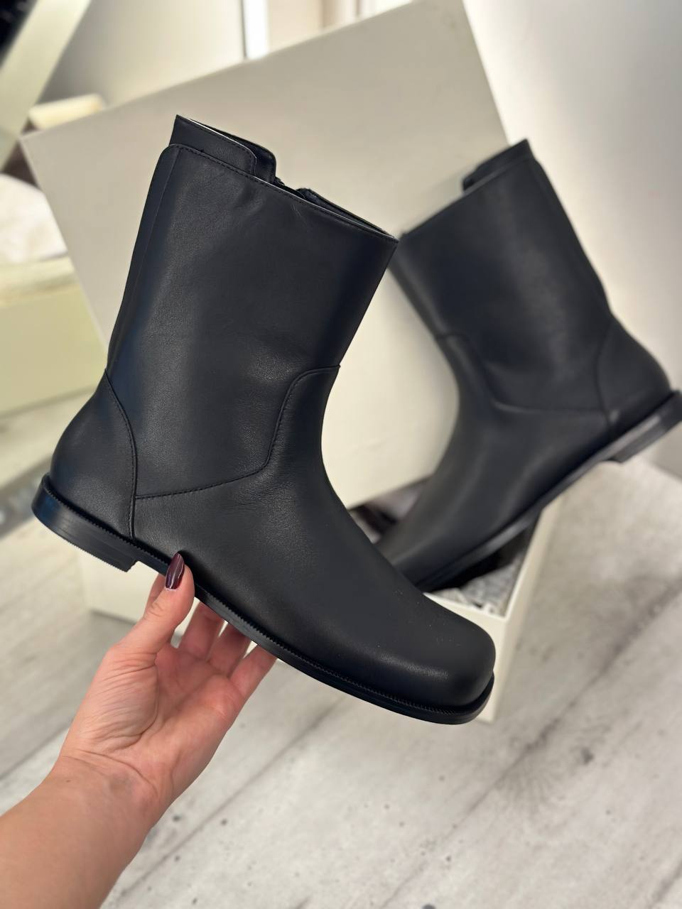 Кожаные ботинки Max Mara MaxMara