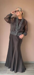 Кардиган из органзы с MaxMara