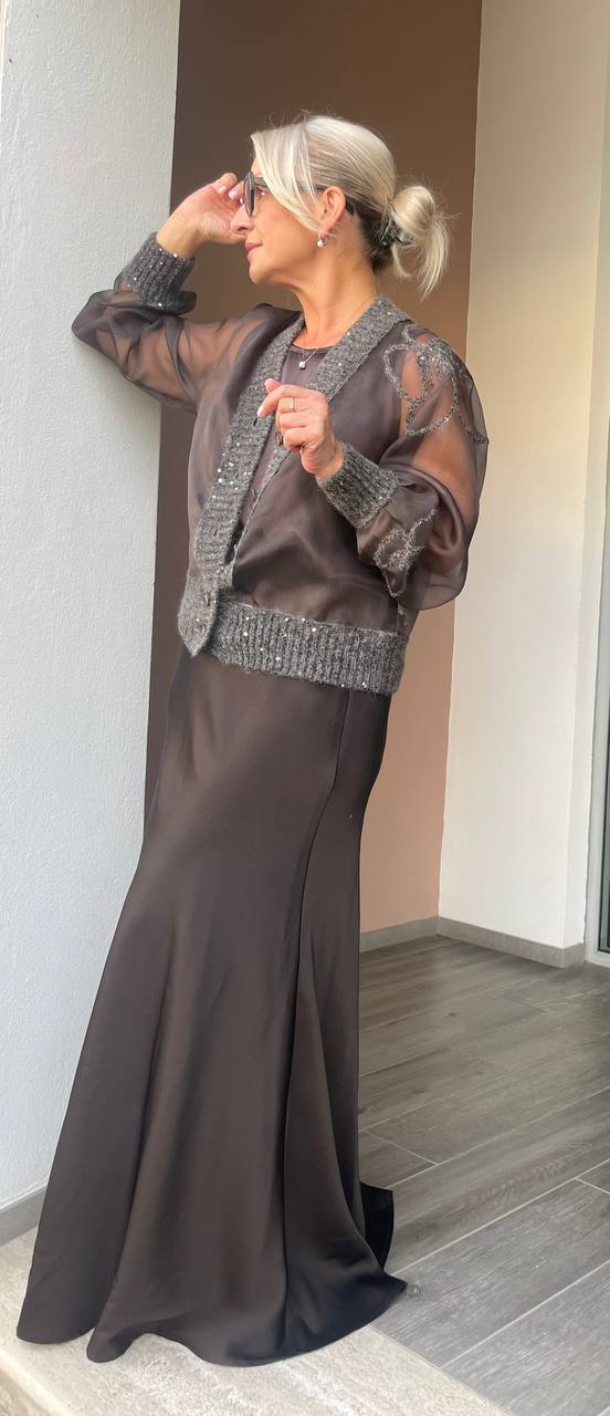 Кардиган из органзы с MaxMara