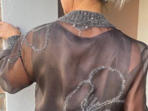 Кардиган из органзы с MaxMara