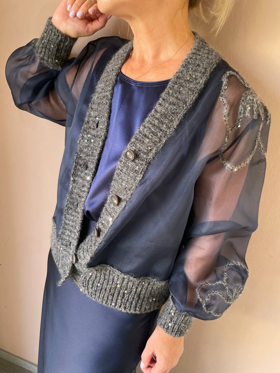 Жакет из органзы с MaxMara