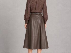 Юбка миди из экокожи MaxMara