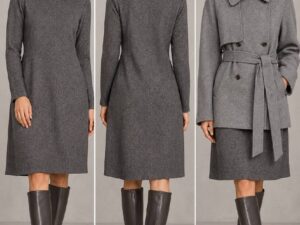 Платье женское серое MaxMara