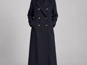 Пальто двубортное макси MaxMara