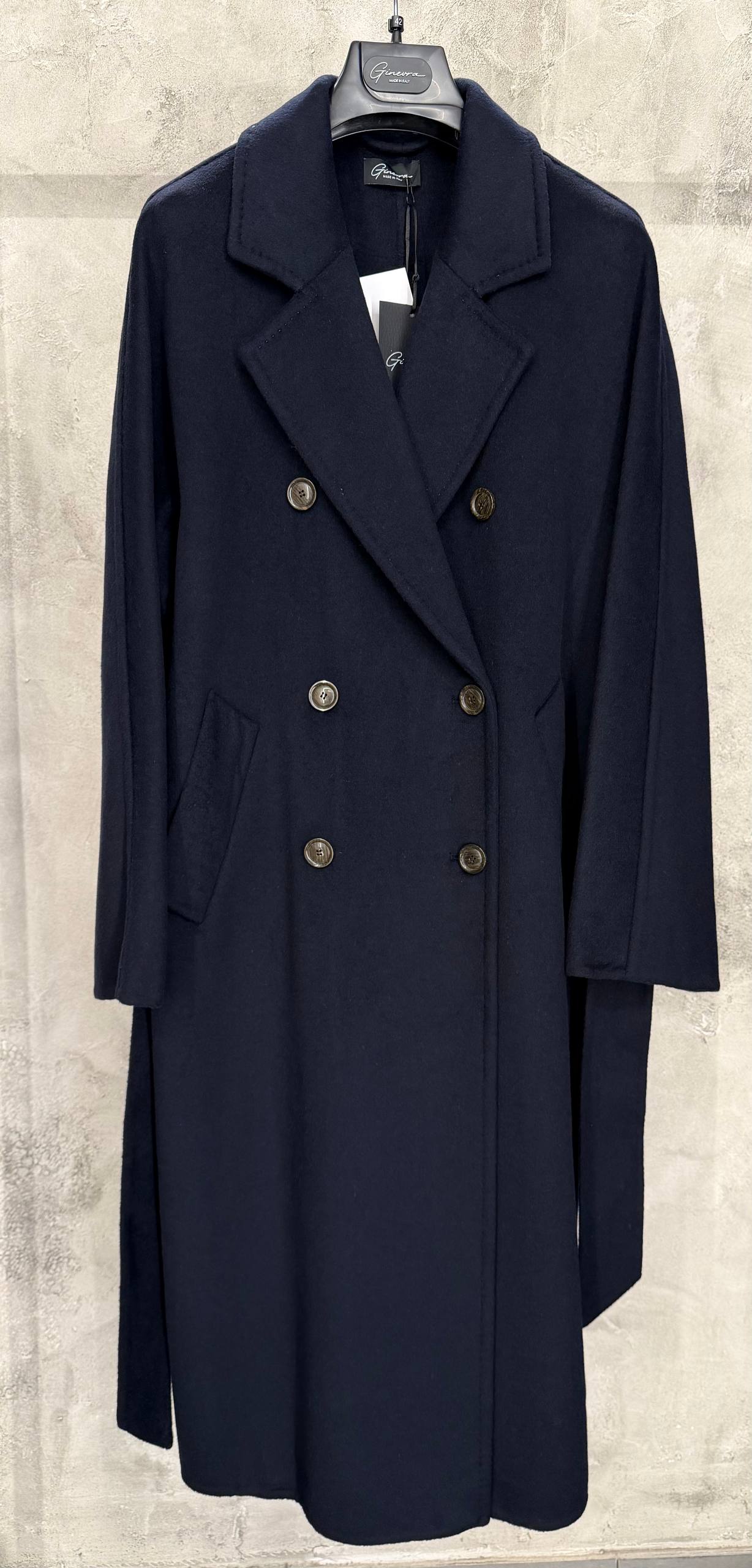 Пальто двубортное макси MaxMara