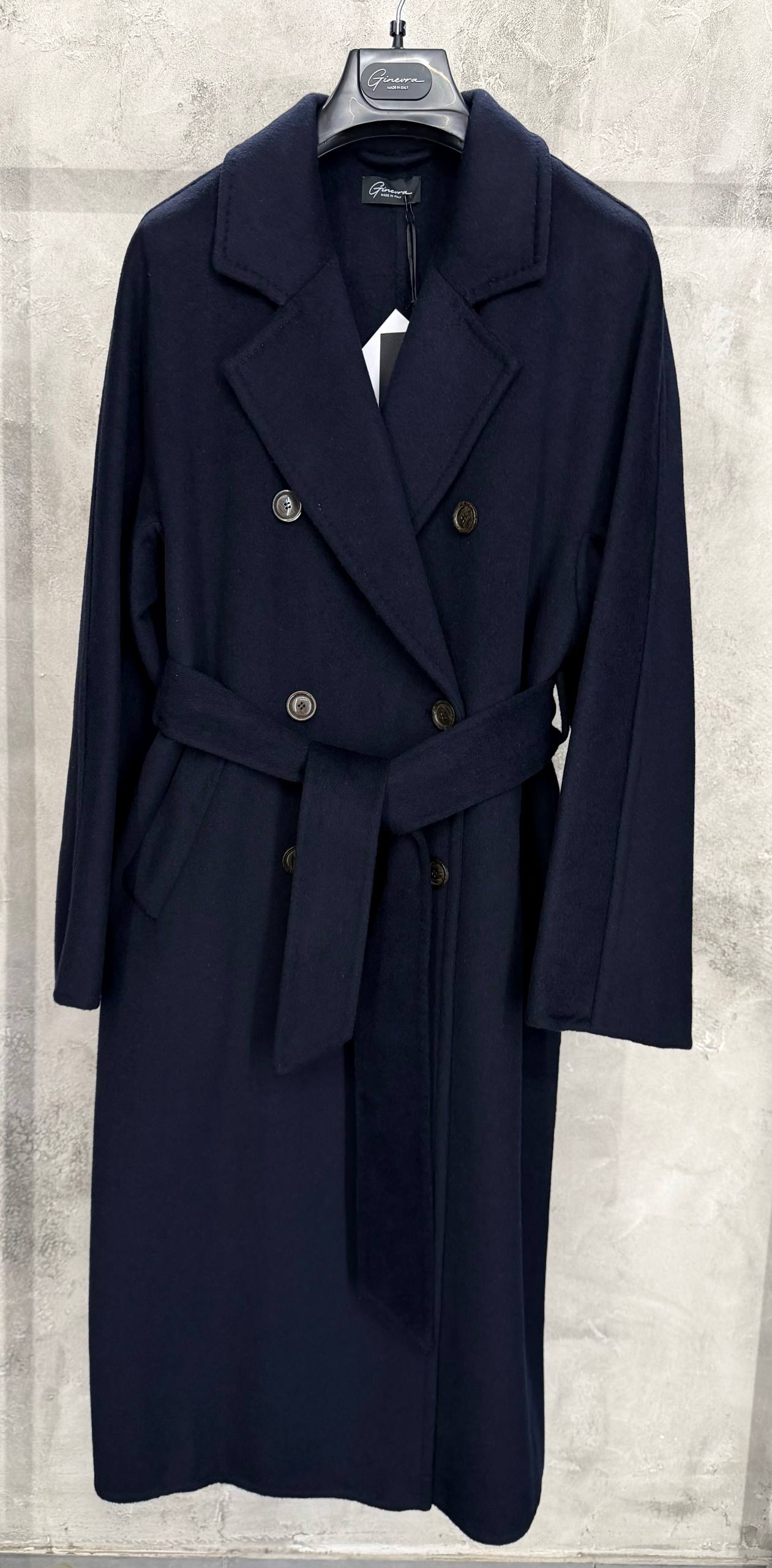 Пальто двубортное макси MaxMara