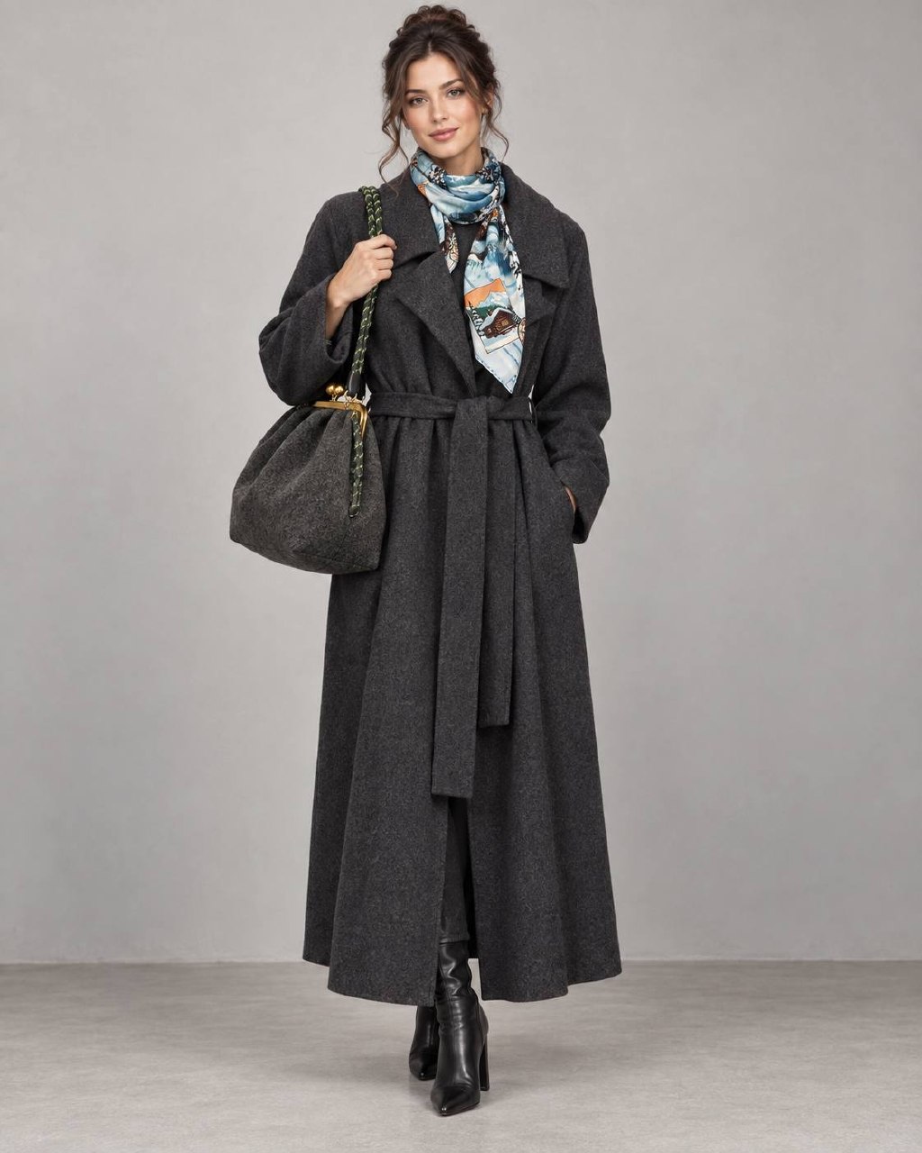 Пальто шерстяное макси Ginevra MaxMara