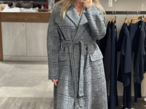 Пальто в клетку ottodAme MaxMara