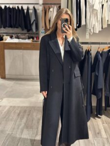 Пальто двубортное Seventy MaxMara