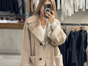 Полупальто из экомеха Seventy 2 MaxMara