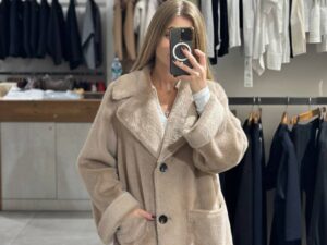Полупальто из экомеха Seventy 2 MaxMara