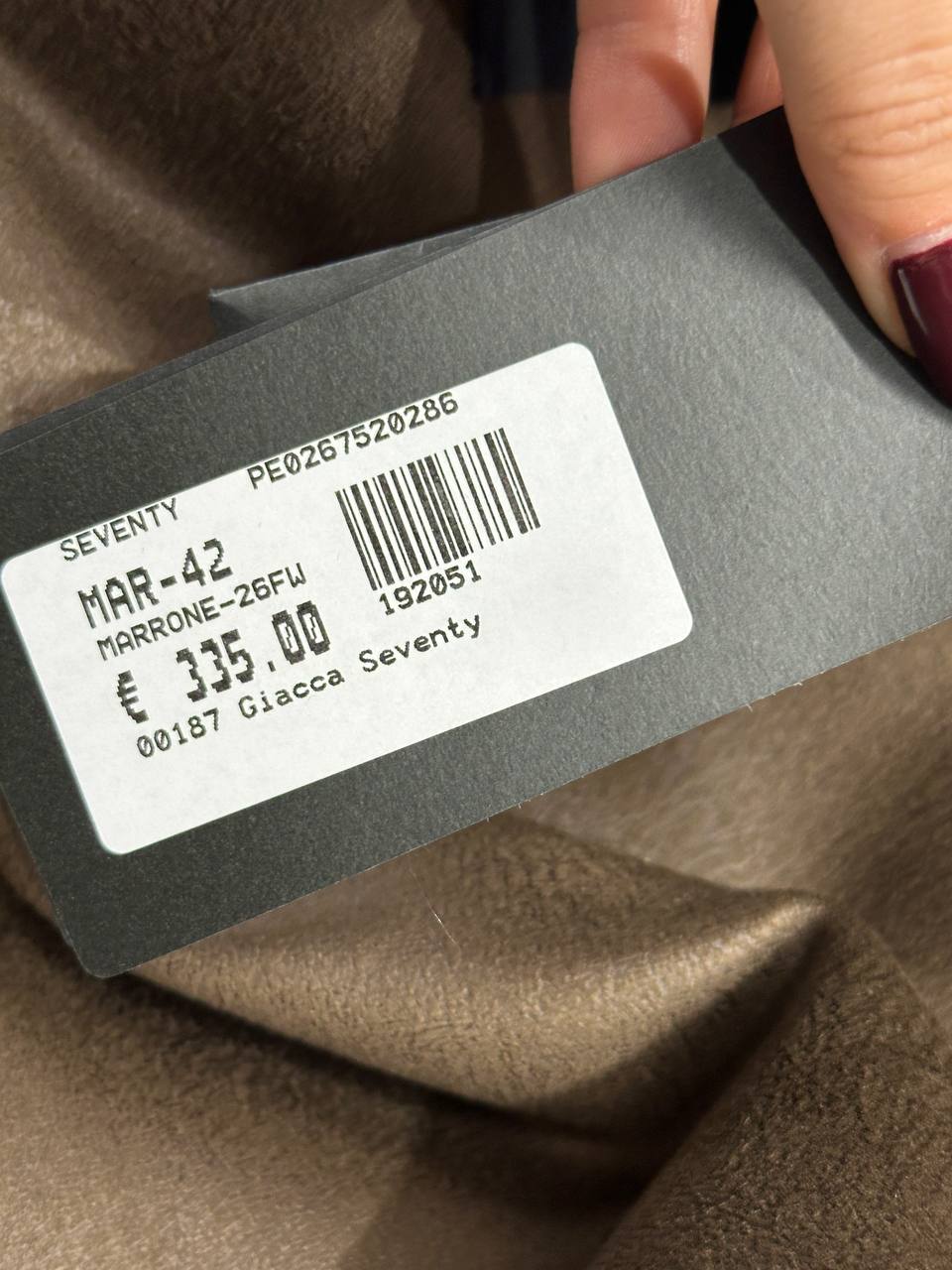 Полупальто из экомеха Seventy MaxMara
