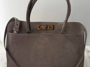 Замшевая сумка-тоут MaxMara