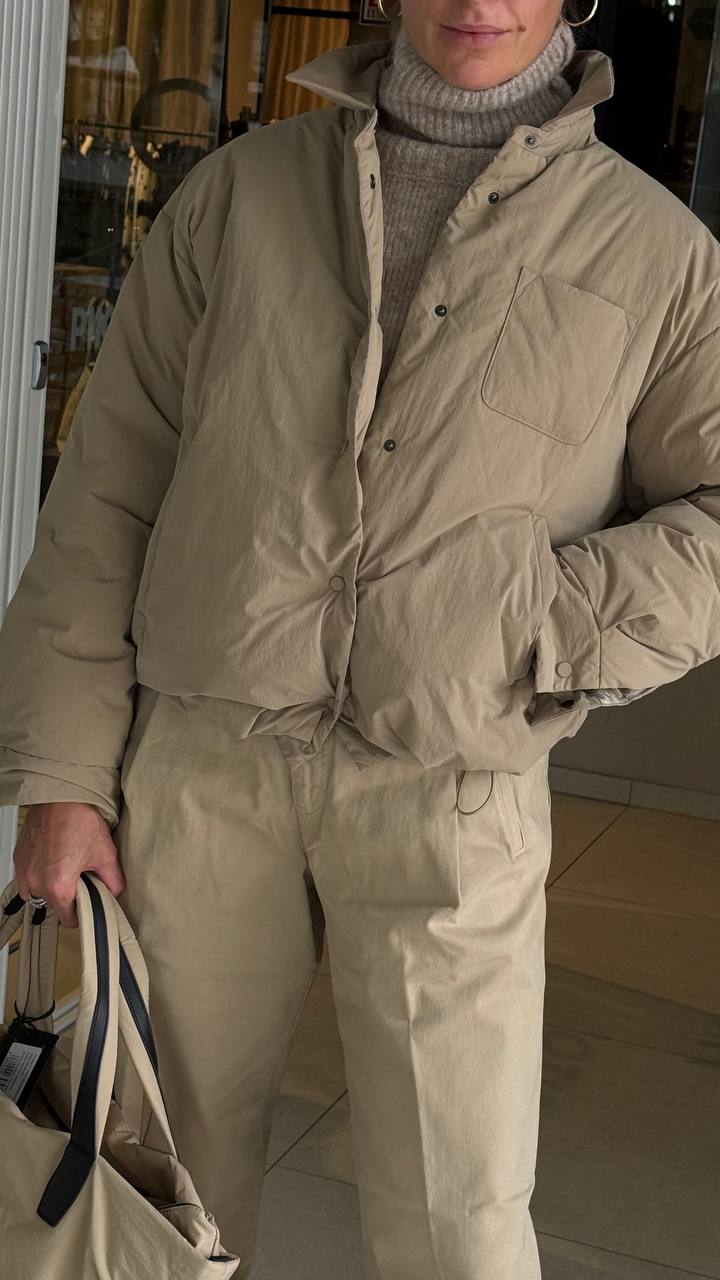 Пуховая куртка-рубашка Seventy MaxMara