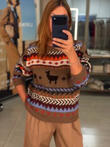 Джемпер с узором Max MaxMara