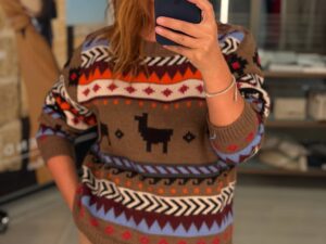 Джемпер с узором Max MaxMara