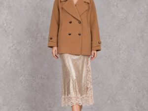 Юбка миди с пайетками MaxMara