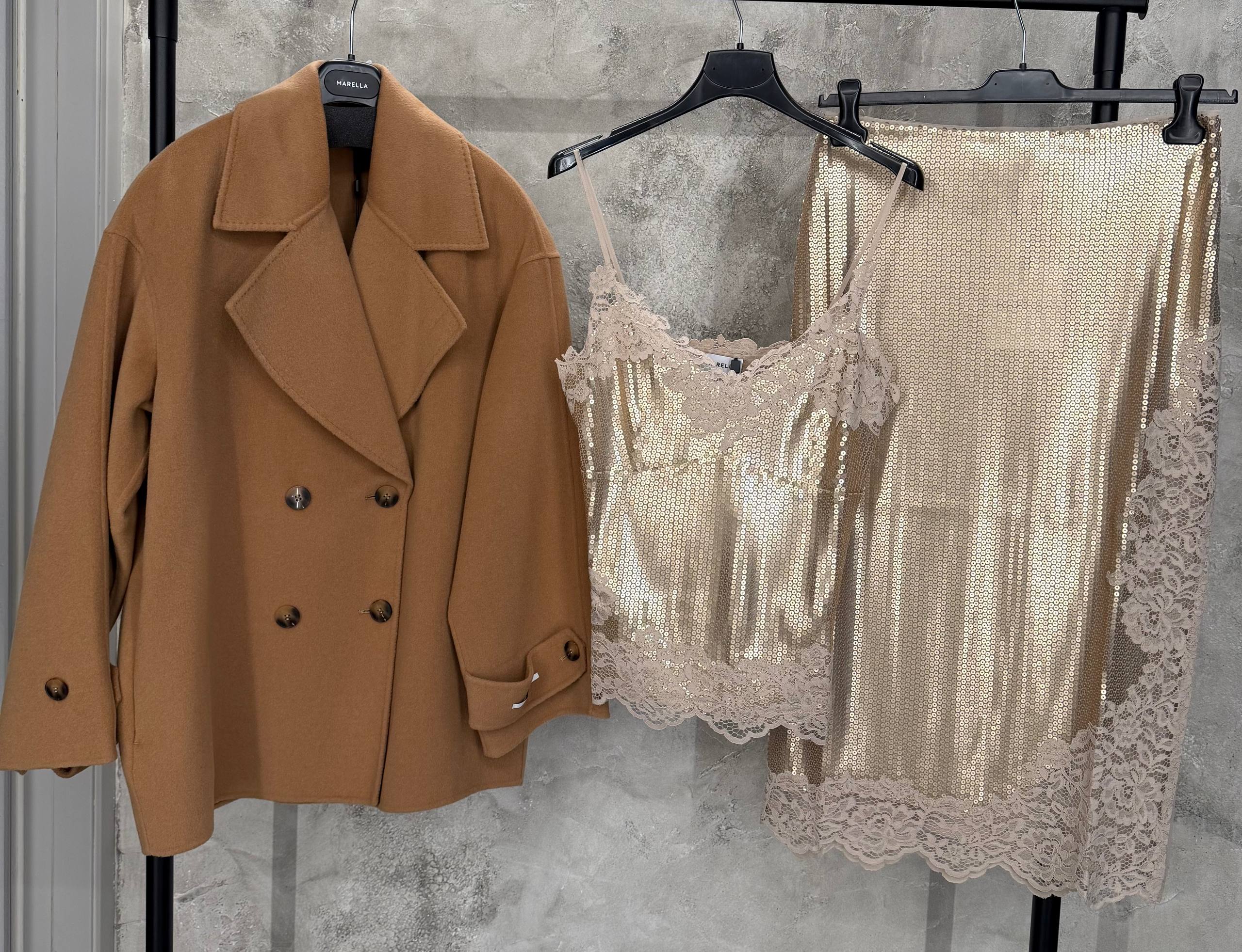 Полупальто двубортное Marella MaxMara