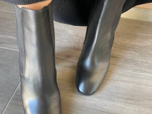 Ботильоны челси женские черные MaxMara — фото 1 Ботильоны челси женские черные MaxMara