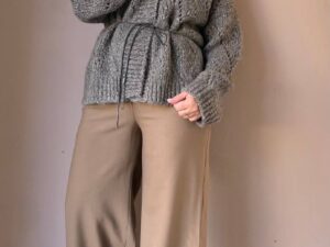 Вязаный кардиган с поясом MaxMara