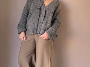 Вязаный кардиган с поясом MaxMara
