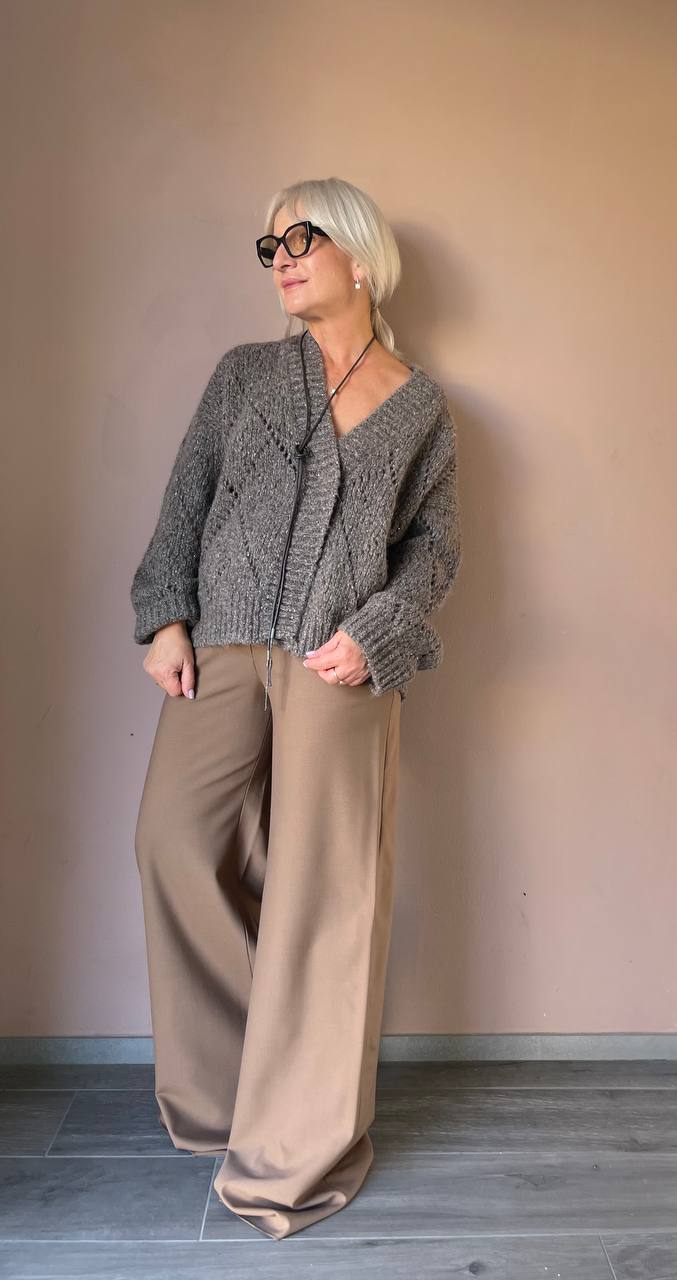 Вязаный кардиган с поясом MaxMara