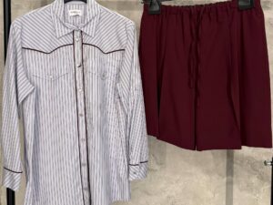 Рубашка в полоску Marella MaxMara