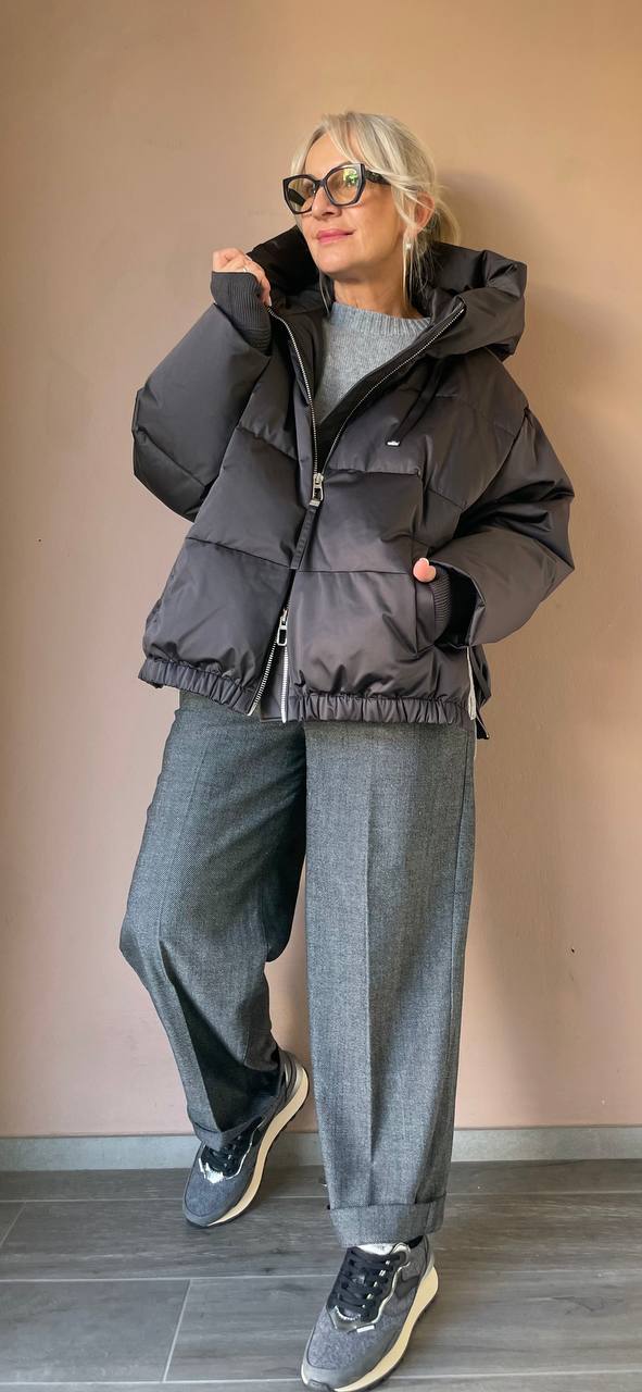 Пуховик женский оверсайз с MaxMara