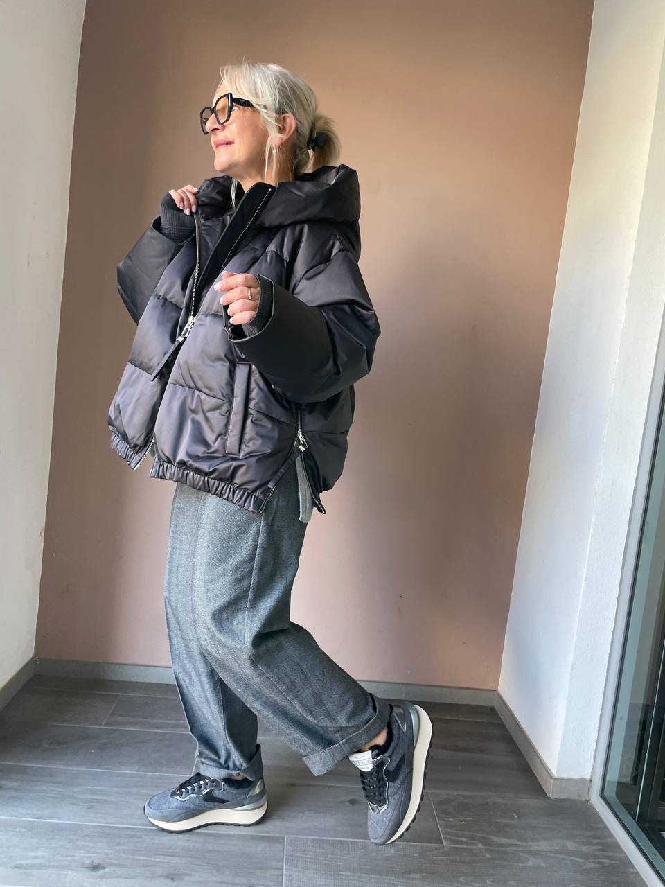 Пуховик женский оверсайз с MaxMara