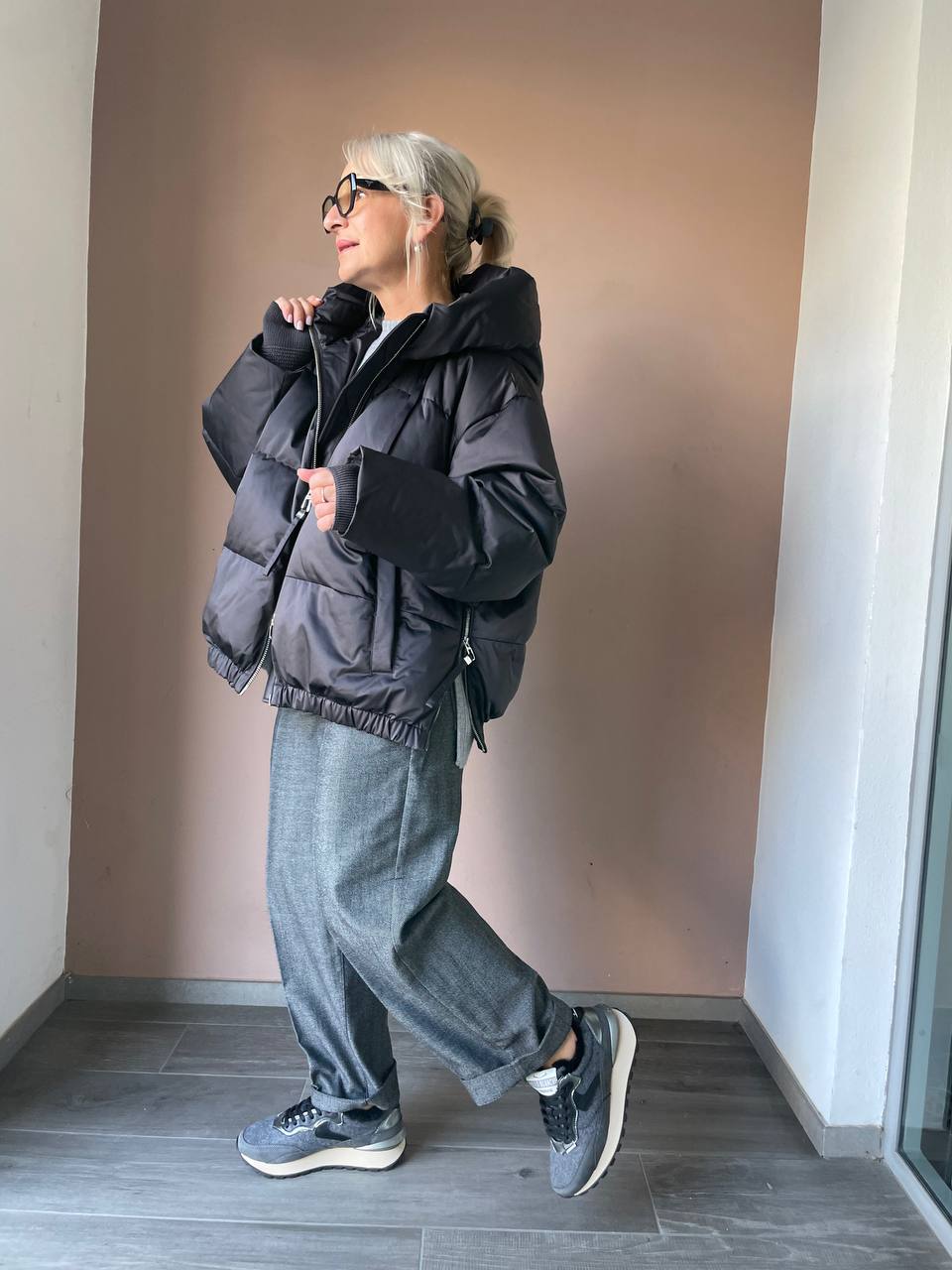 Пуховик женский оверсайз с MaxMara