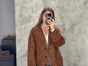 Замшевый жакет Marella MaxMara