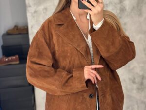 Замшевый жакет Marella MaxMara