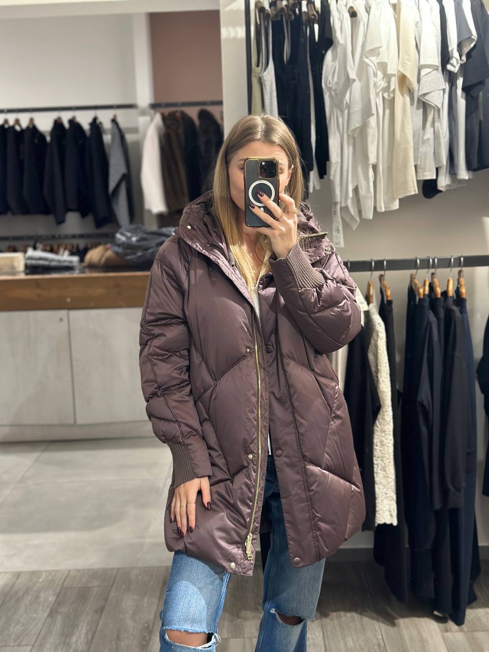Пуховик женский Marella MaxMara