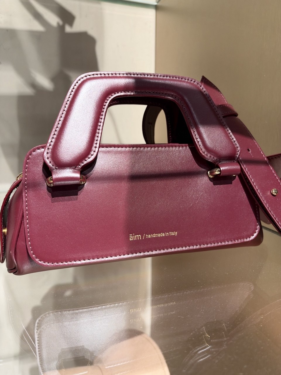 Кожаная сумка AIM MaxMara