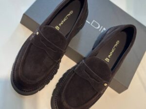 Лоферы замшевые Baldinini