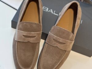 Замшевые лоферы Baldinini