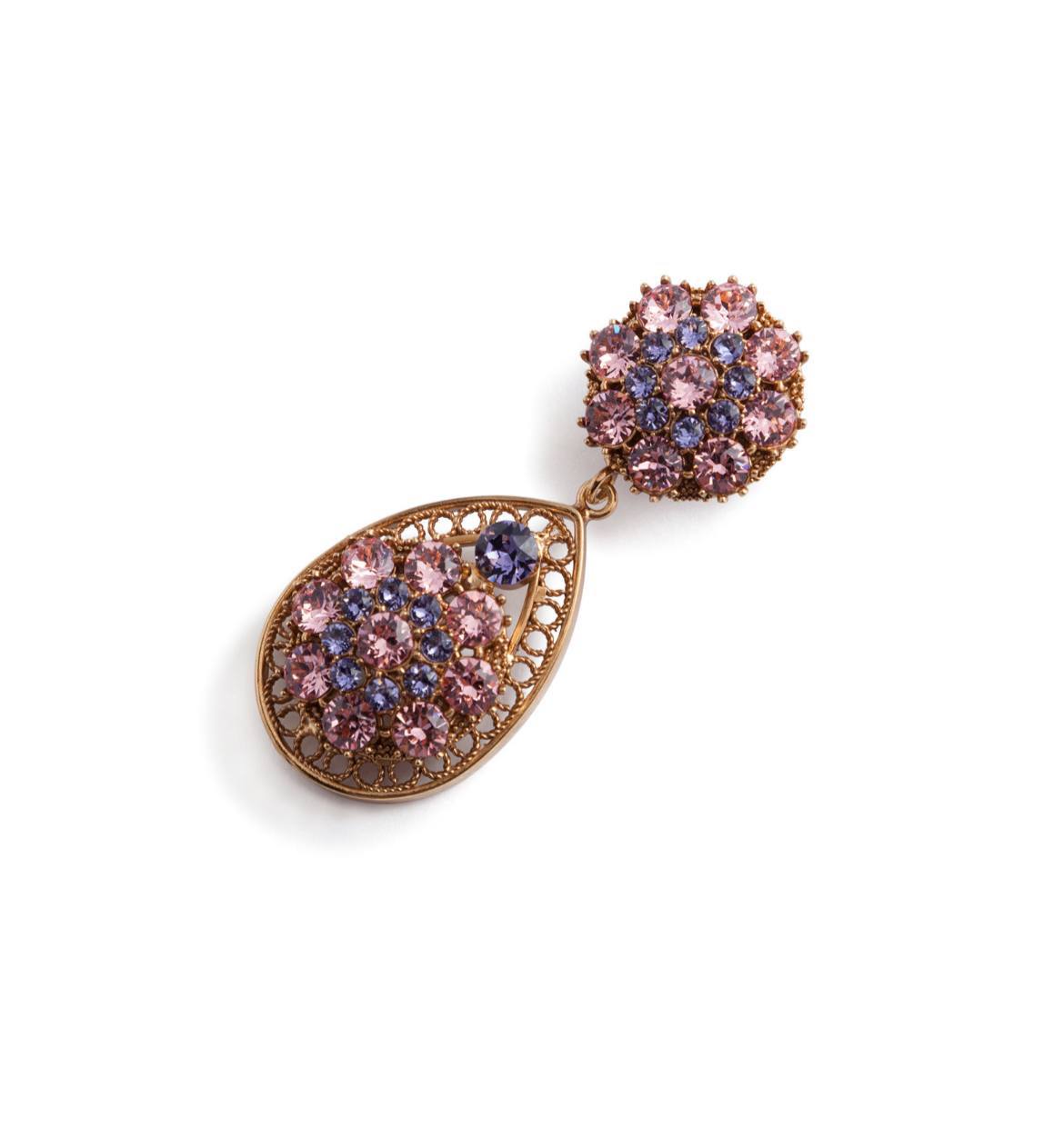 Серьги-клипсы с кристаллами Dolce Gabbana