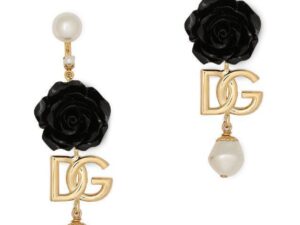 Серьги Dolce Gabbana с розами