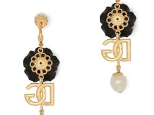 Серьги Dolce Gabbana с розами — фото 1 Серьги Dolce Gabbana с розами