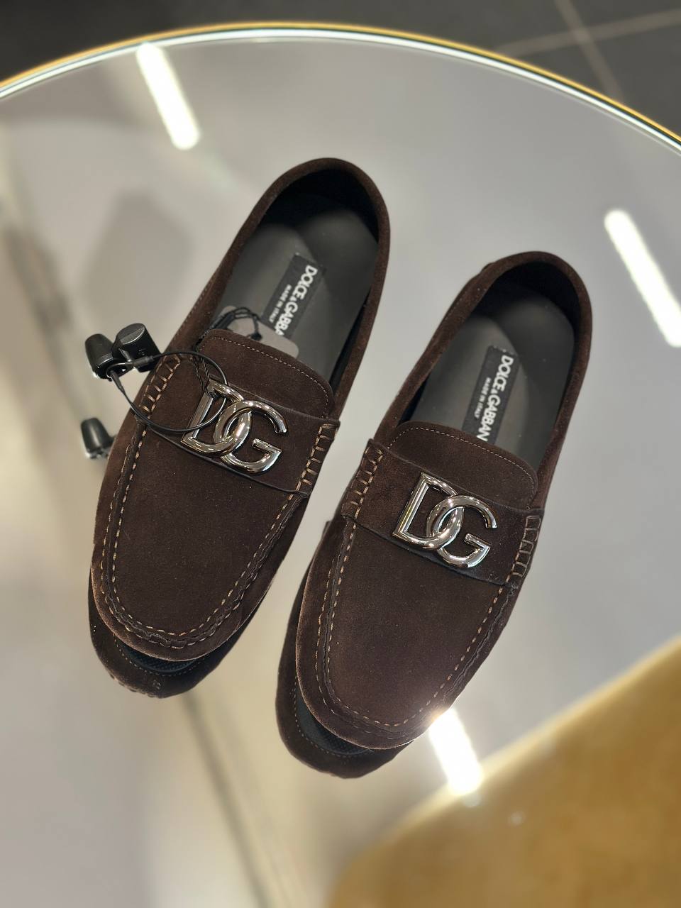 Мокасины замшевые Dolce Gabbana Dolce