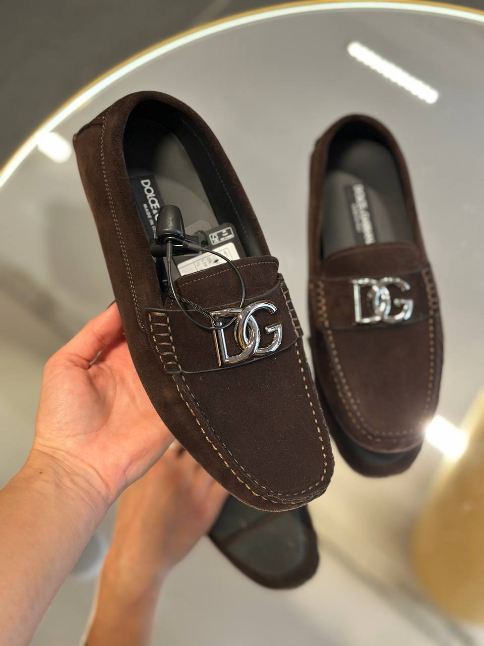 Мокасины замшевые Dolce Gabbana Dolce