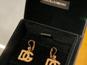 Серьги Dolce Gabbana с логотипом