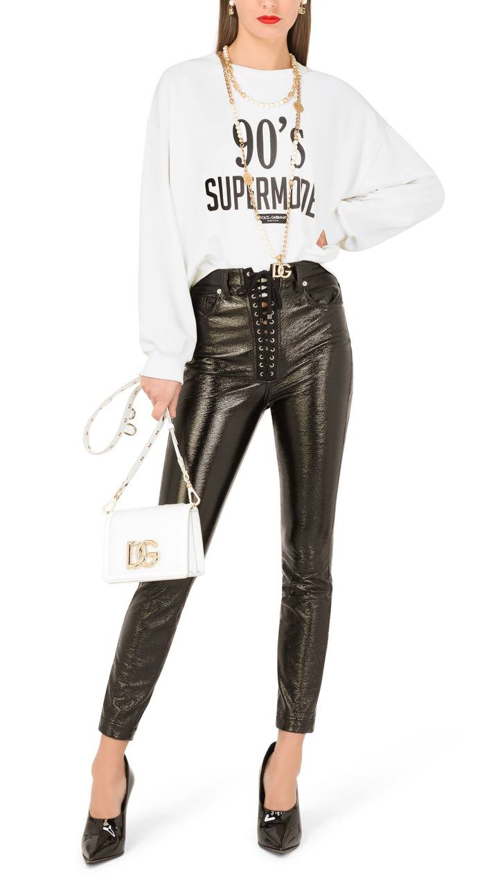 Брюки лаковые Dolce Gabbana Dolce