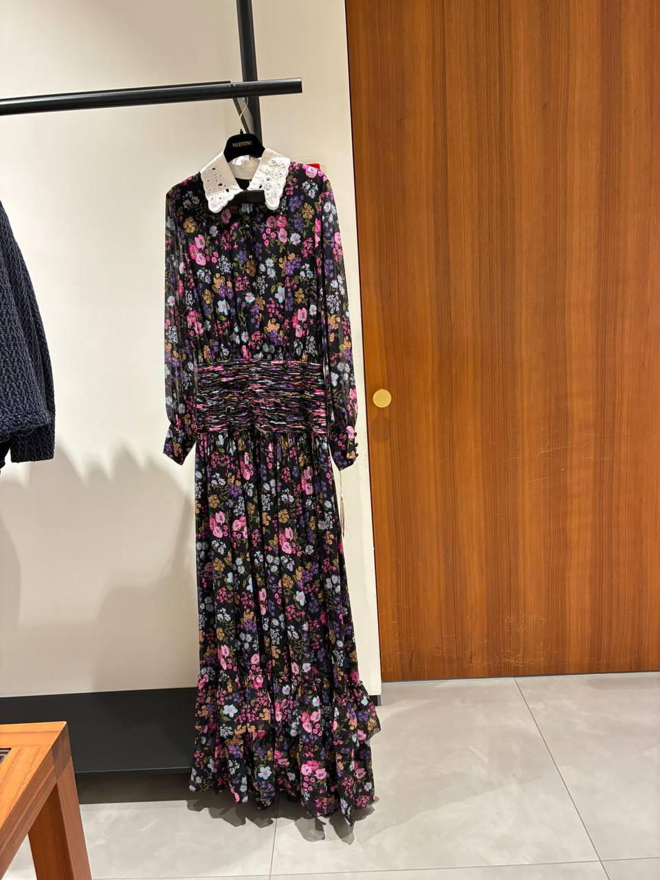 Платье с принтом Valentino Valentino