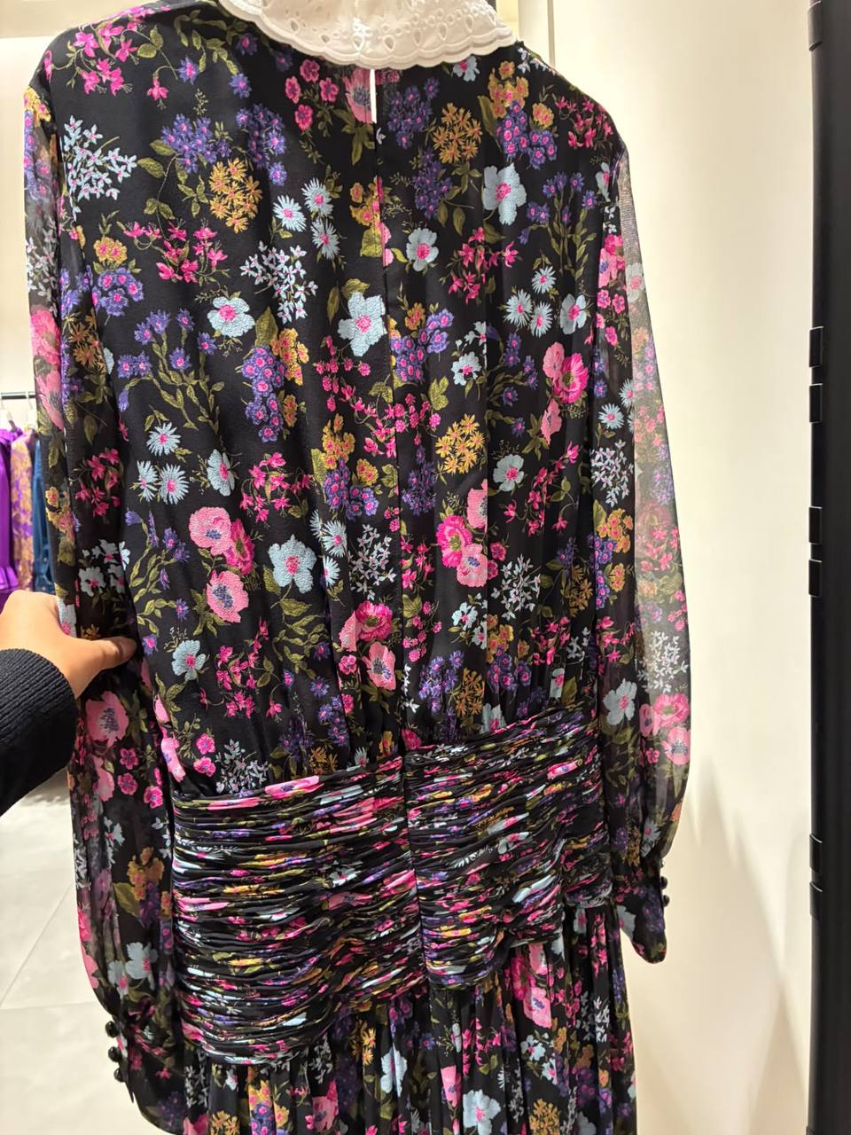 Платье с принтом Valentino Valentino