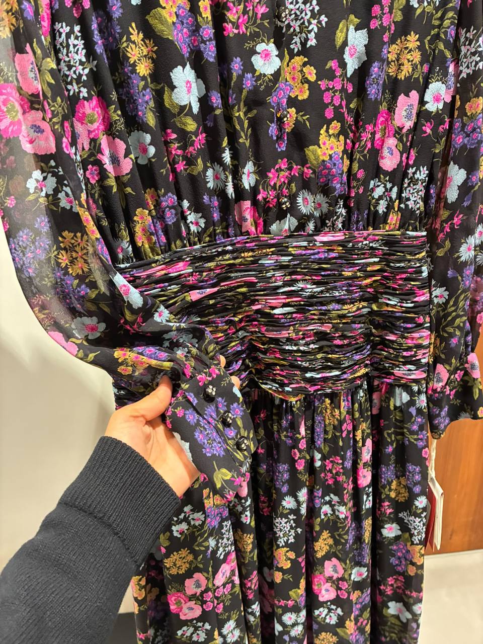 Платье с принтом Valentino Valentino