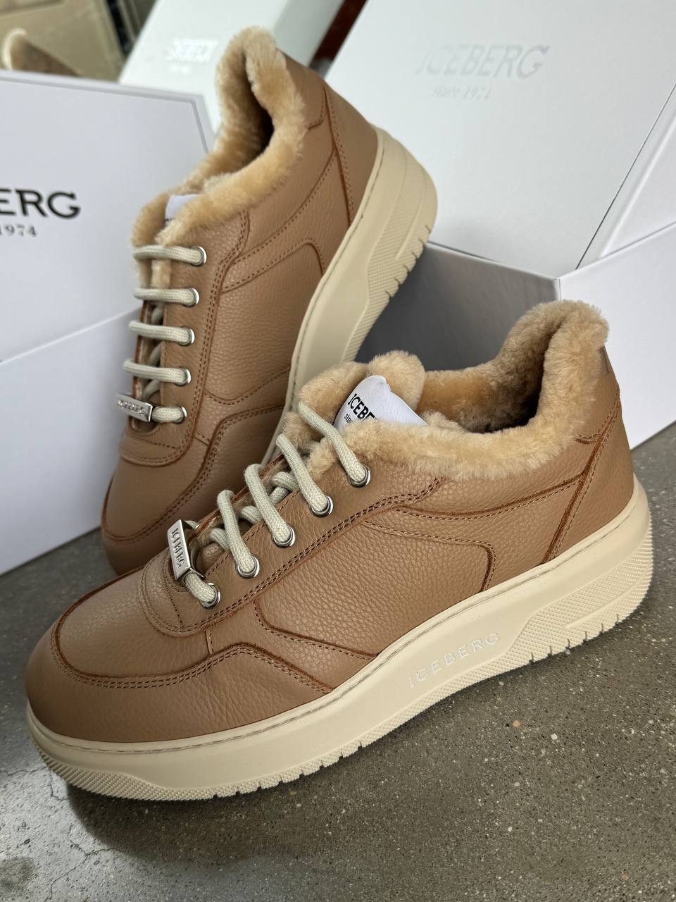 Кеды женские Iceberg с мехом