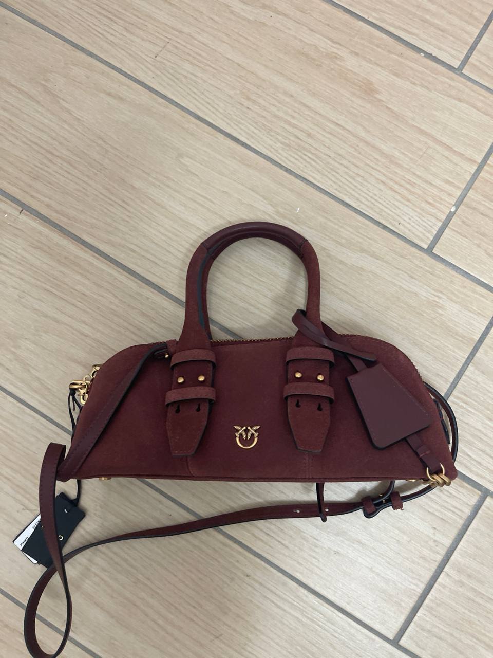 Сумка замшевая Pinko Bowling Bag