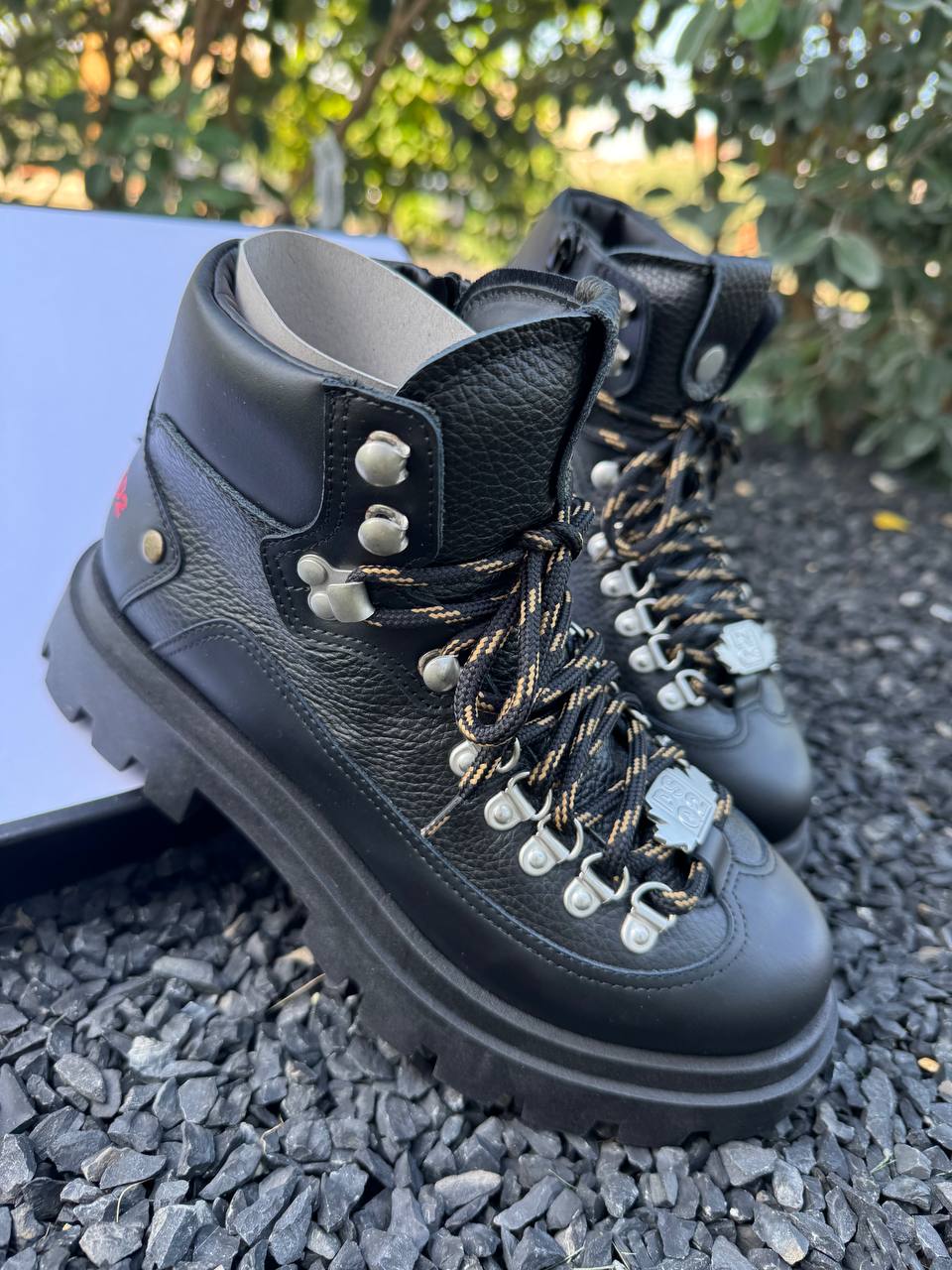 Кожаные ботинки DSQUARED2 Montelpare